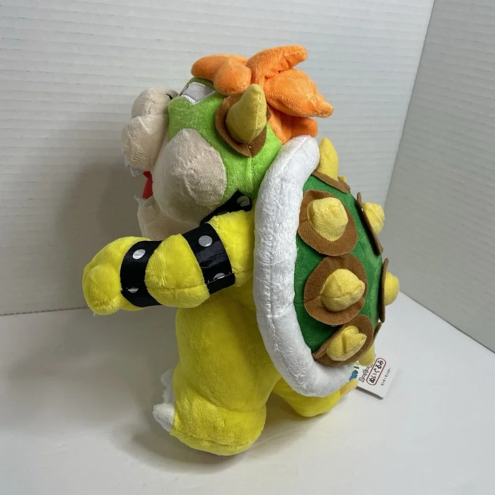 Nintendo Sanei Super Mario HTF King Bowser Stuffed Animal Plush Toy  9